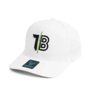 Gorra blanca de padel tie break