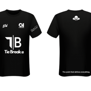 Playera Tie break Negra